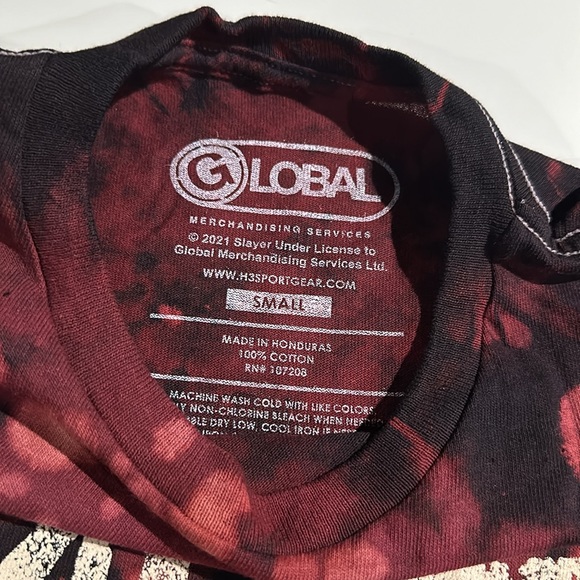 NWOT Slayer Tie Dye Graphic T-Shirt - Picture 2 of 8